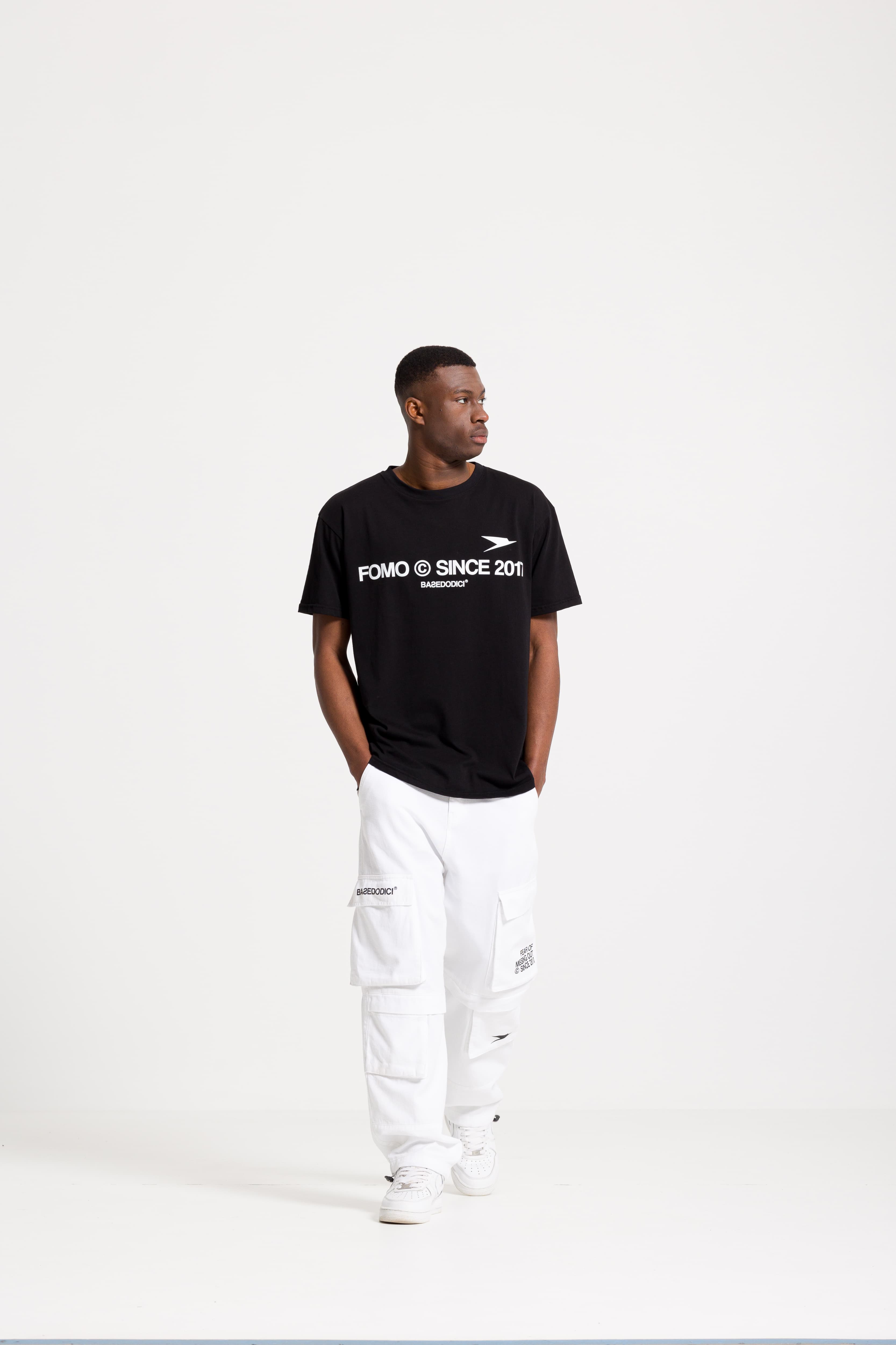 Cargo Pants "FOMO" White