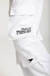 Cargo Pants "FOMO" White 