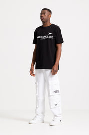 Cargo Pants "FOMO" White