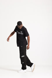 Cargo Pants "FOMO" Black 