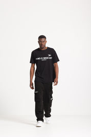 Cargo Pants "FOMO" Black 