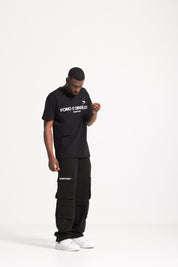 Cargo Pants "FOMO" Black