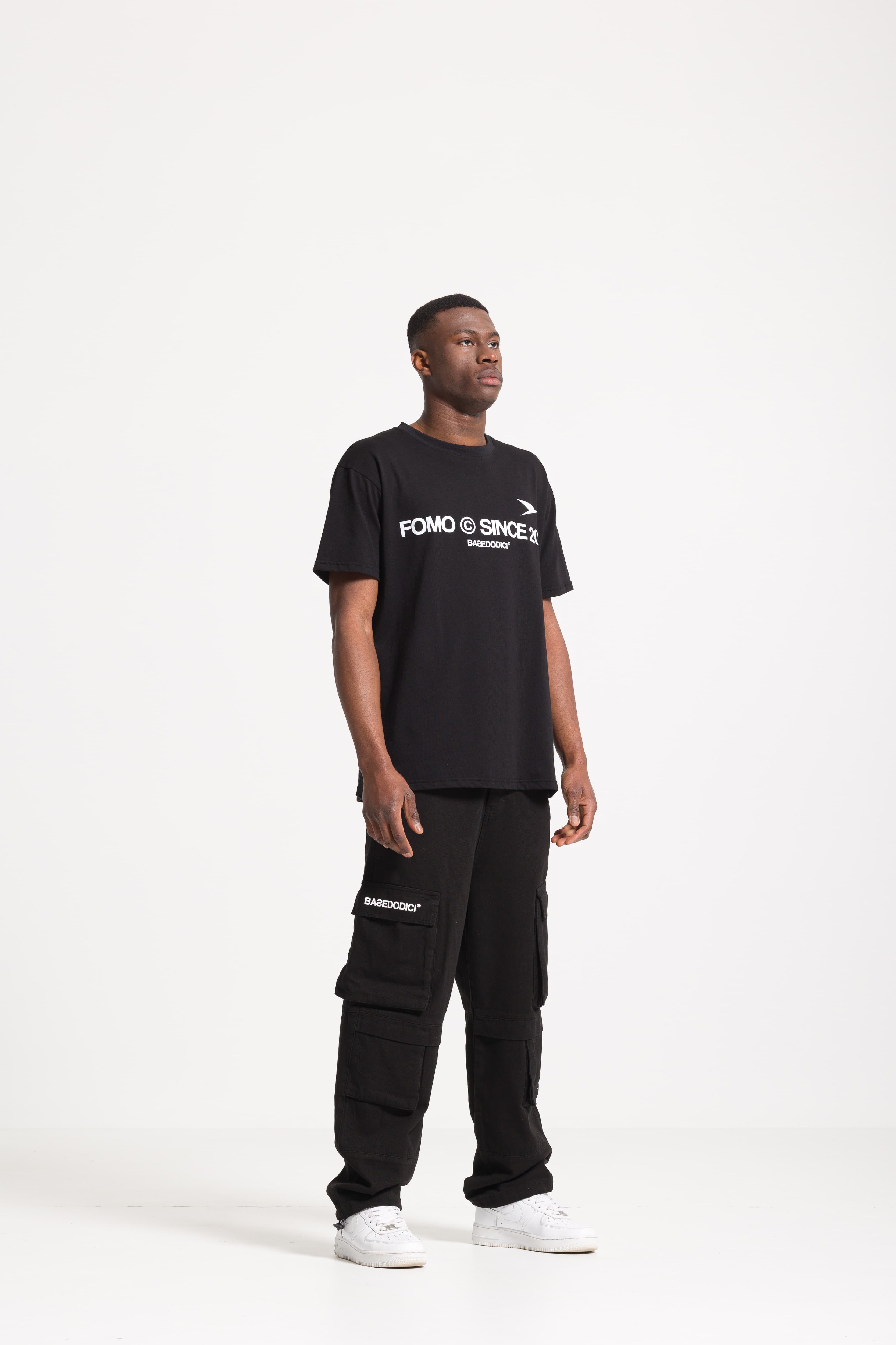 Cargo Pants "FOMO" Black 