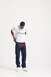 Denim Pants "FOMO" Dove Dark Blue 