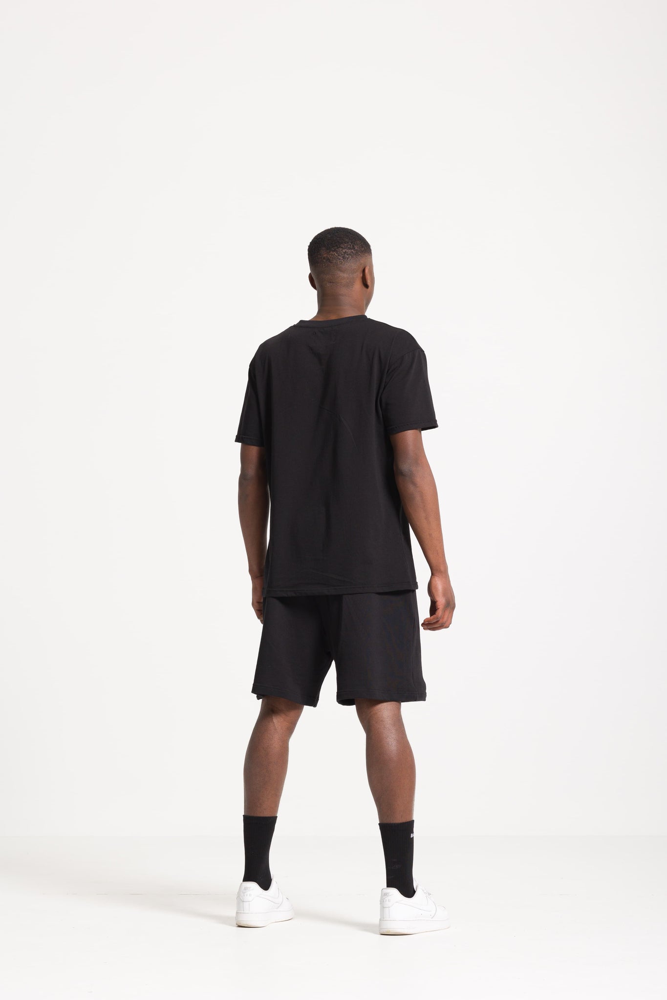 Fleece Short "FOMO" Black