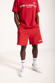 Fleece Short "FOMO" Red 