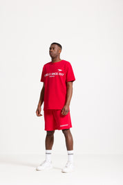 Fleece Short "FOMO" Red 