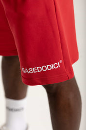 Fleece Short "FOMO" Red 