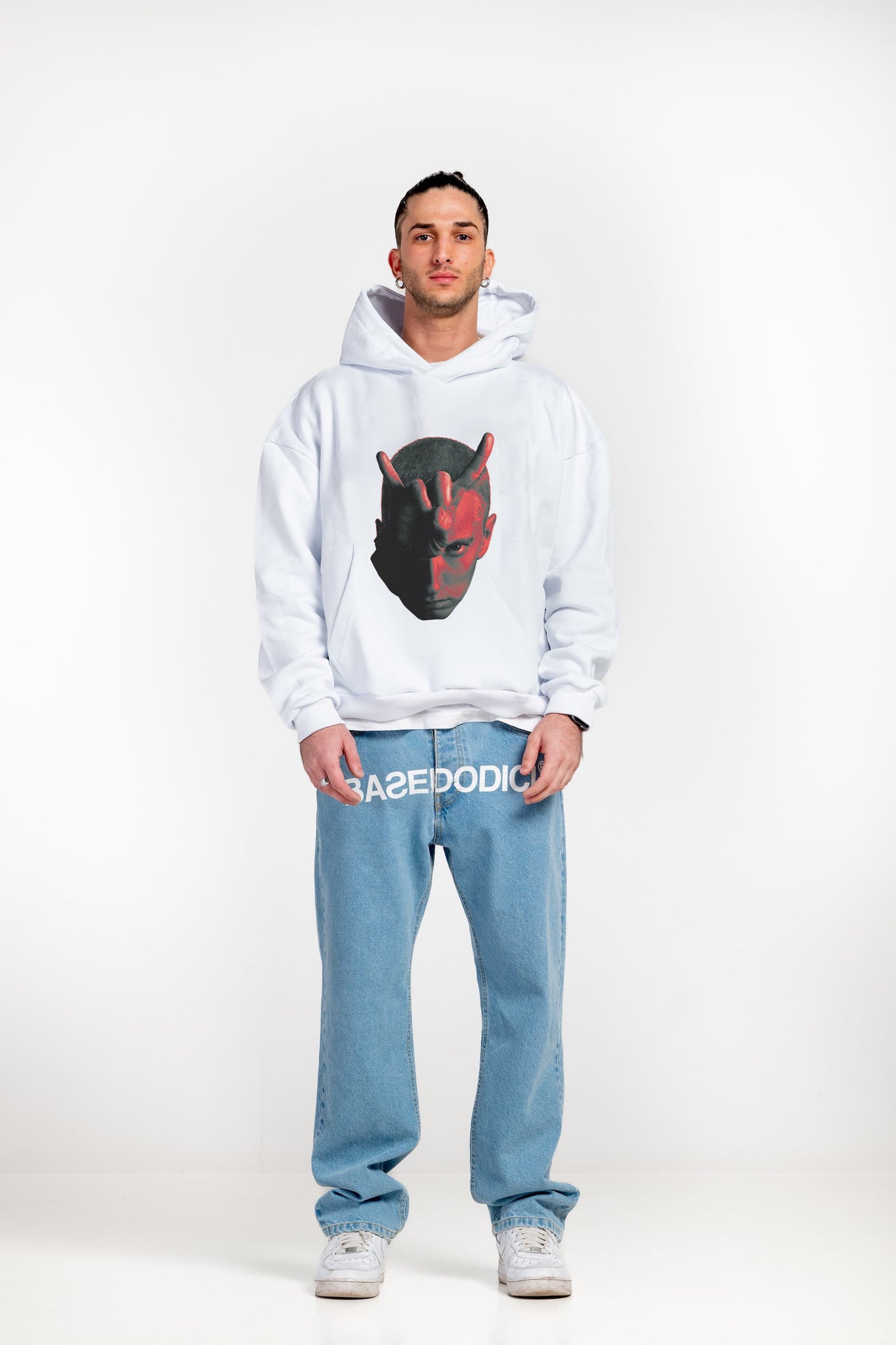 Hoodie "THELAB" Eminem White