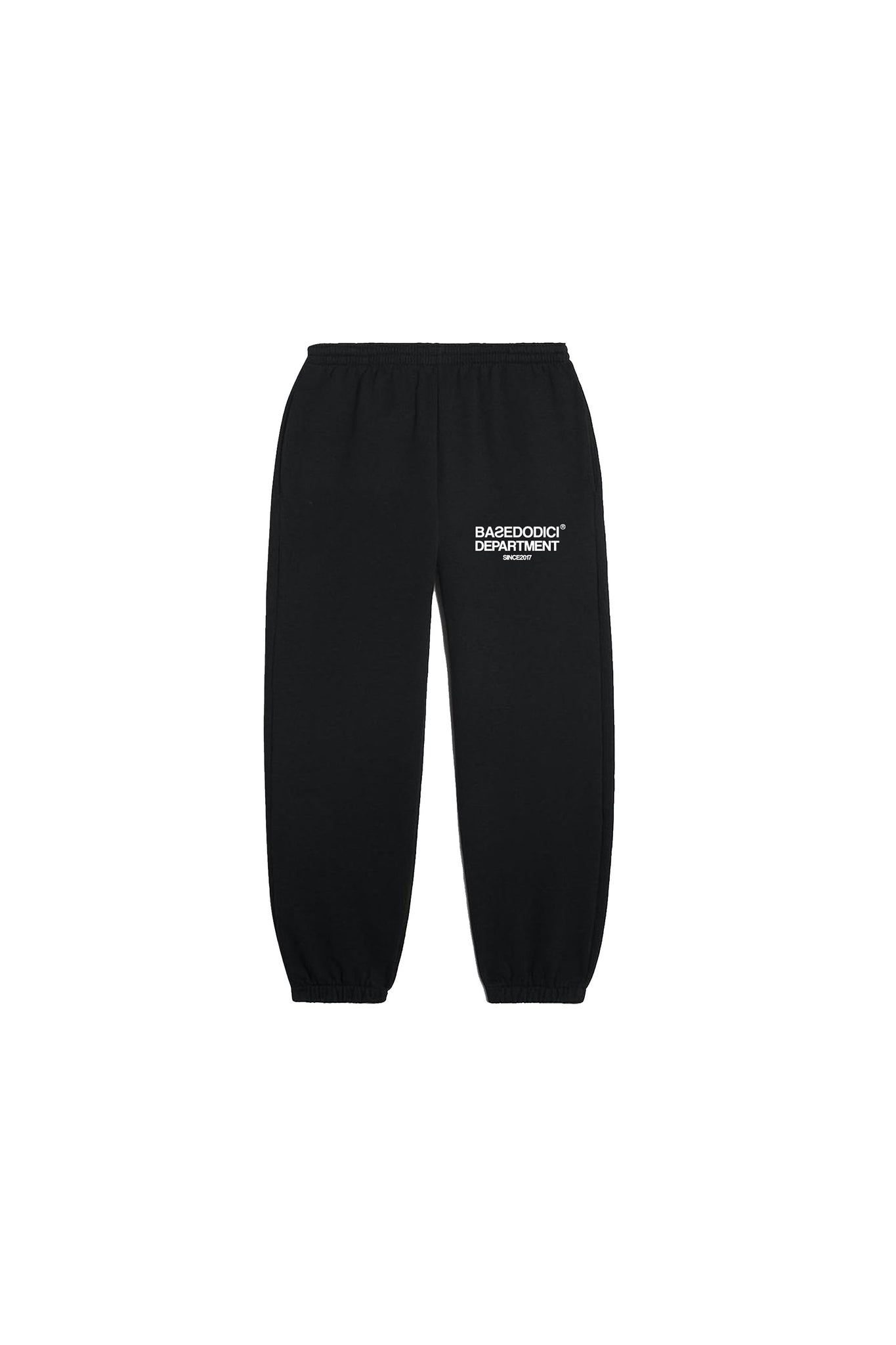 Fleece Pants “BADINFLUENCE” Black