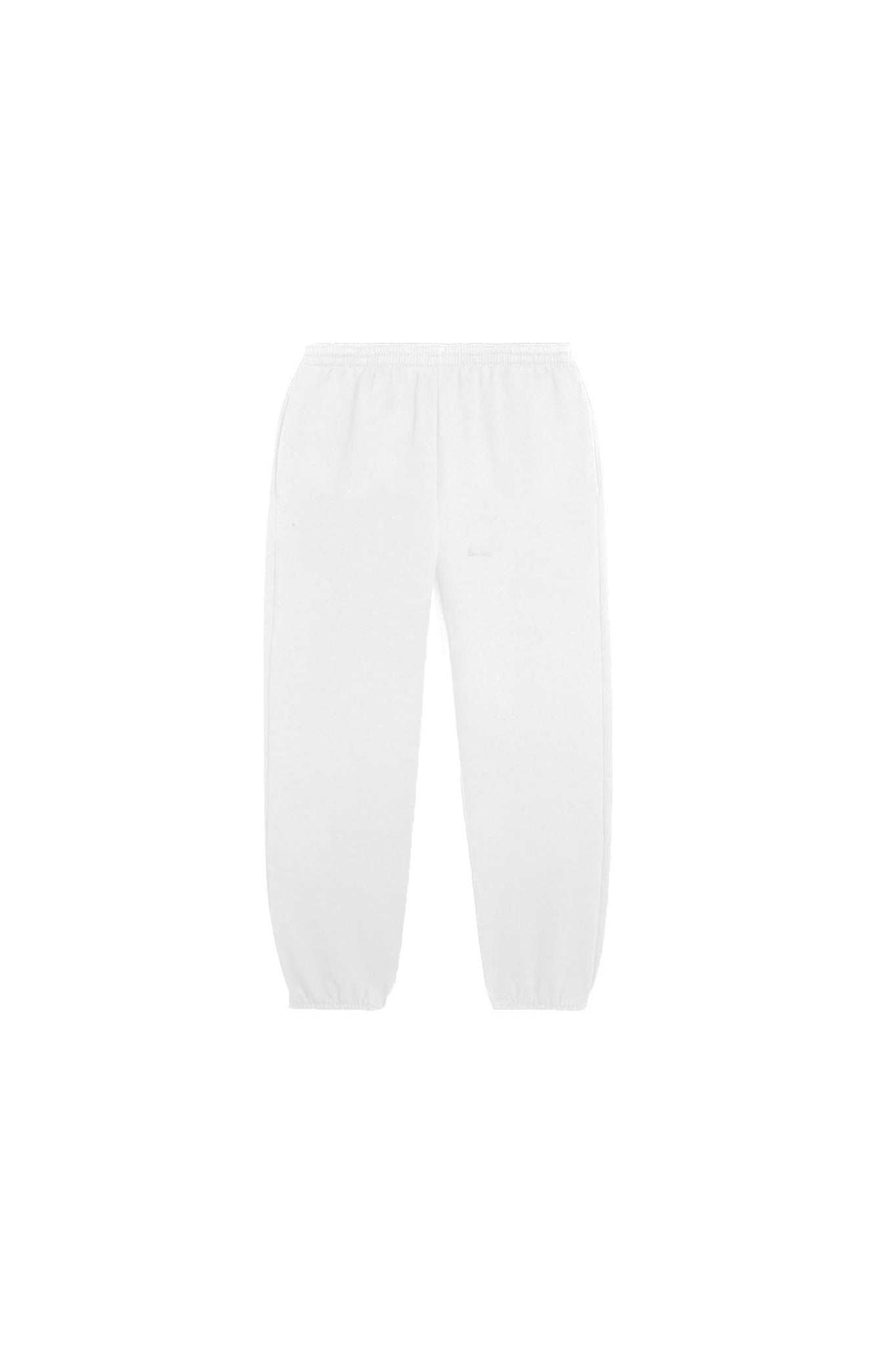 Fleece Pants Logo White