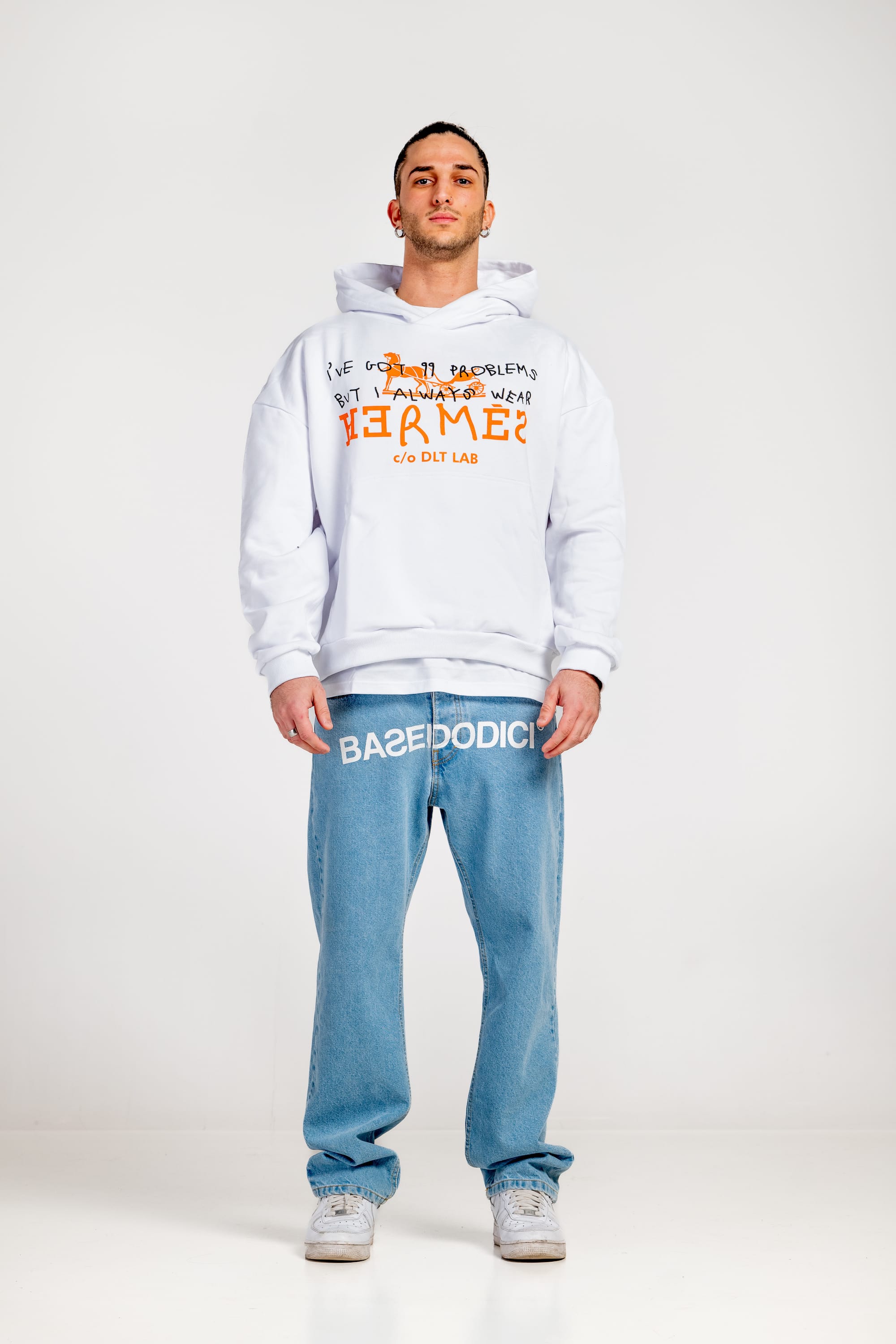 Hoodie "DLT-2.0" HRM White