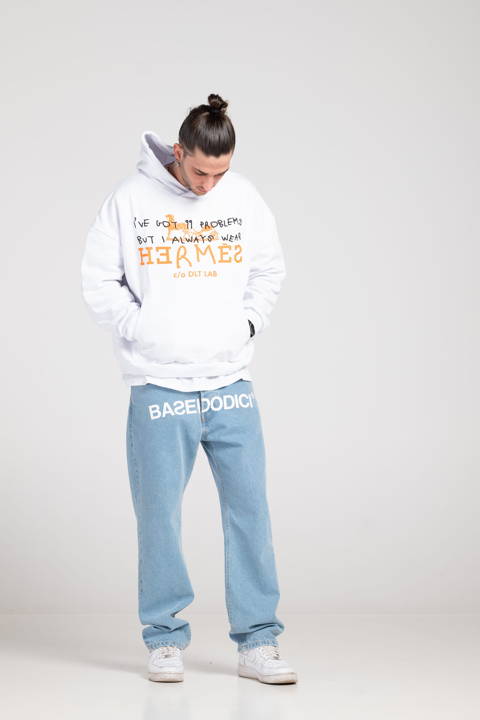 Hoodie "DLT-2.0" HRM White