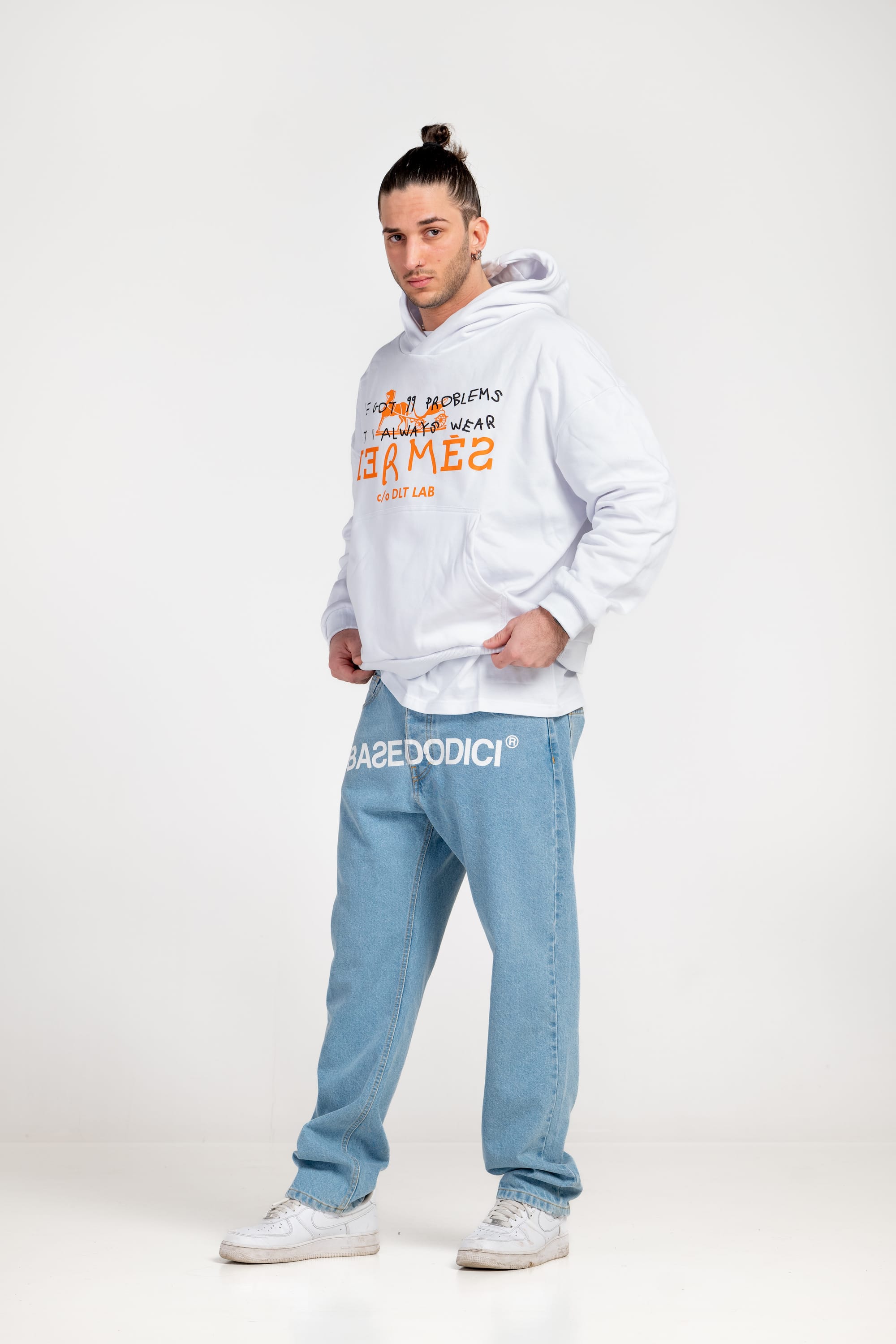 Hoodie "DLT-2.0" HRM White