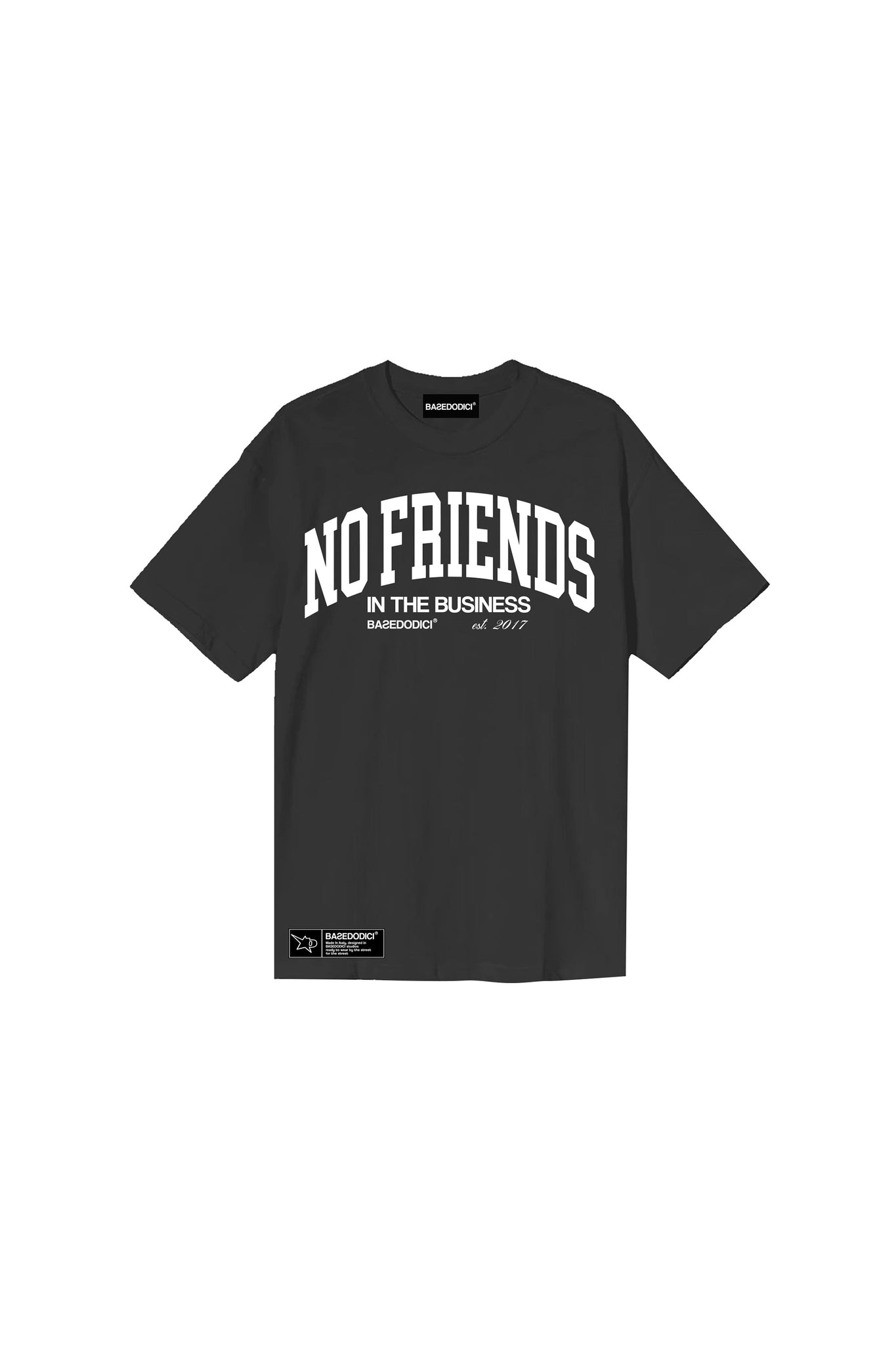 “NoFriends” Black T-Shirt