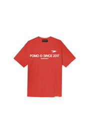 "FOMO" T-Shirt Since2017 Red 