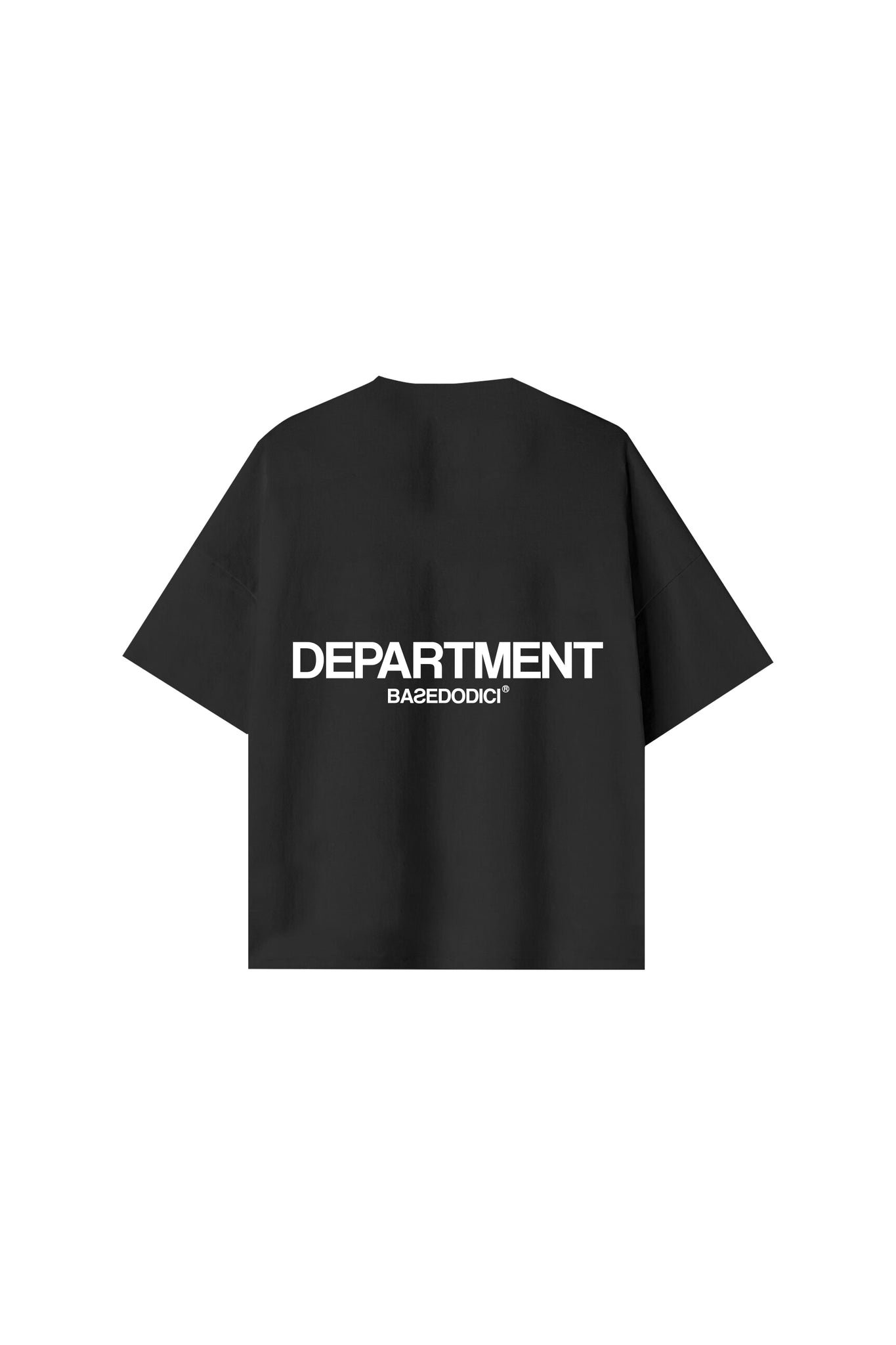 T-Shirt Boxy "FOMO" Department Black