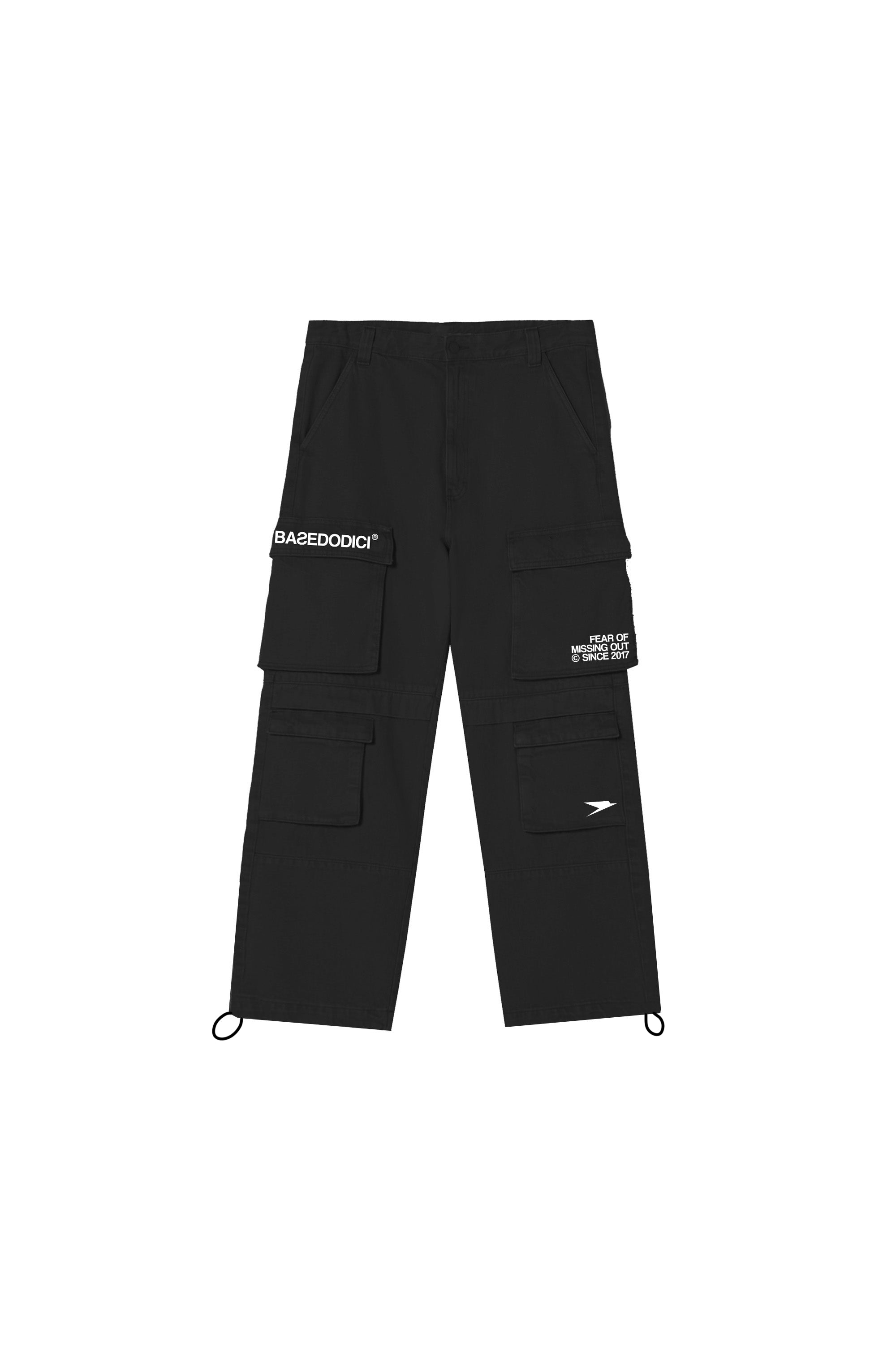 Cargo Pants "FOMO" Black 