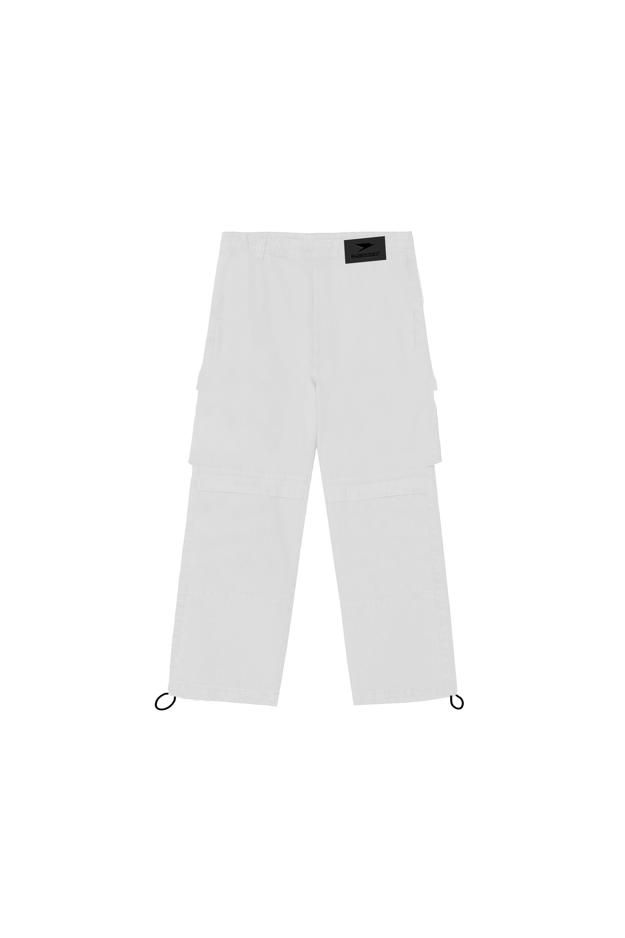 Cargo Pants "FOMO" White