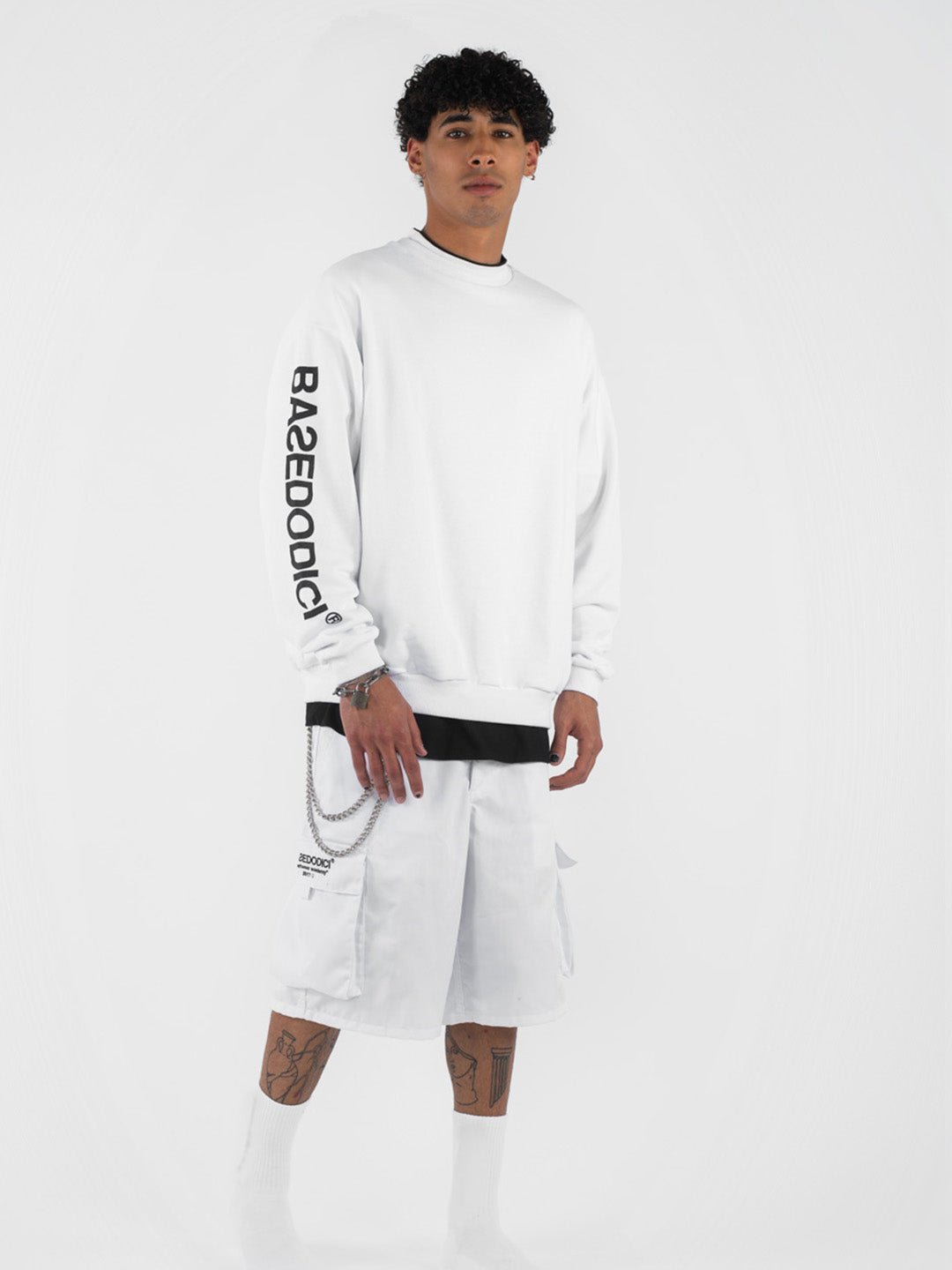 Crewneck “REVIVAL” White - BASEDODICI®