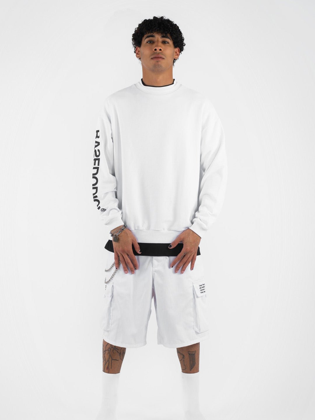 Crewneck “REVIVAL” White - BASEDODICI®