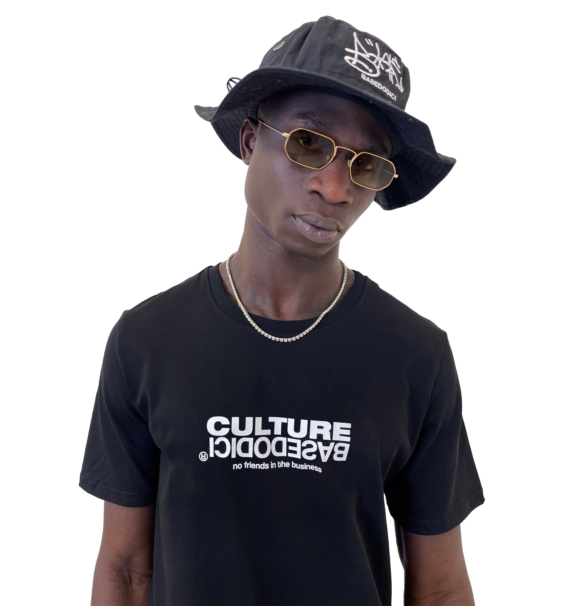 “NoFriends” Culture Black T-Shirt
