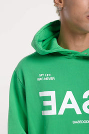 Hoodie “BADINFLUENCE” Easy Green - BASEDODICI®