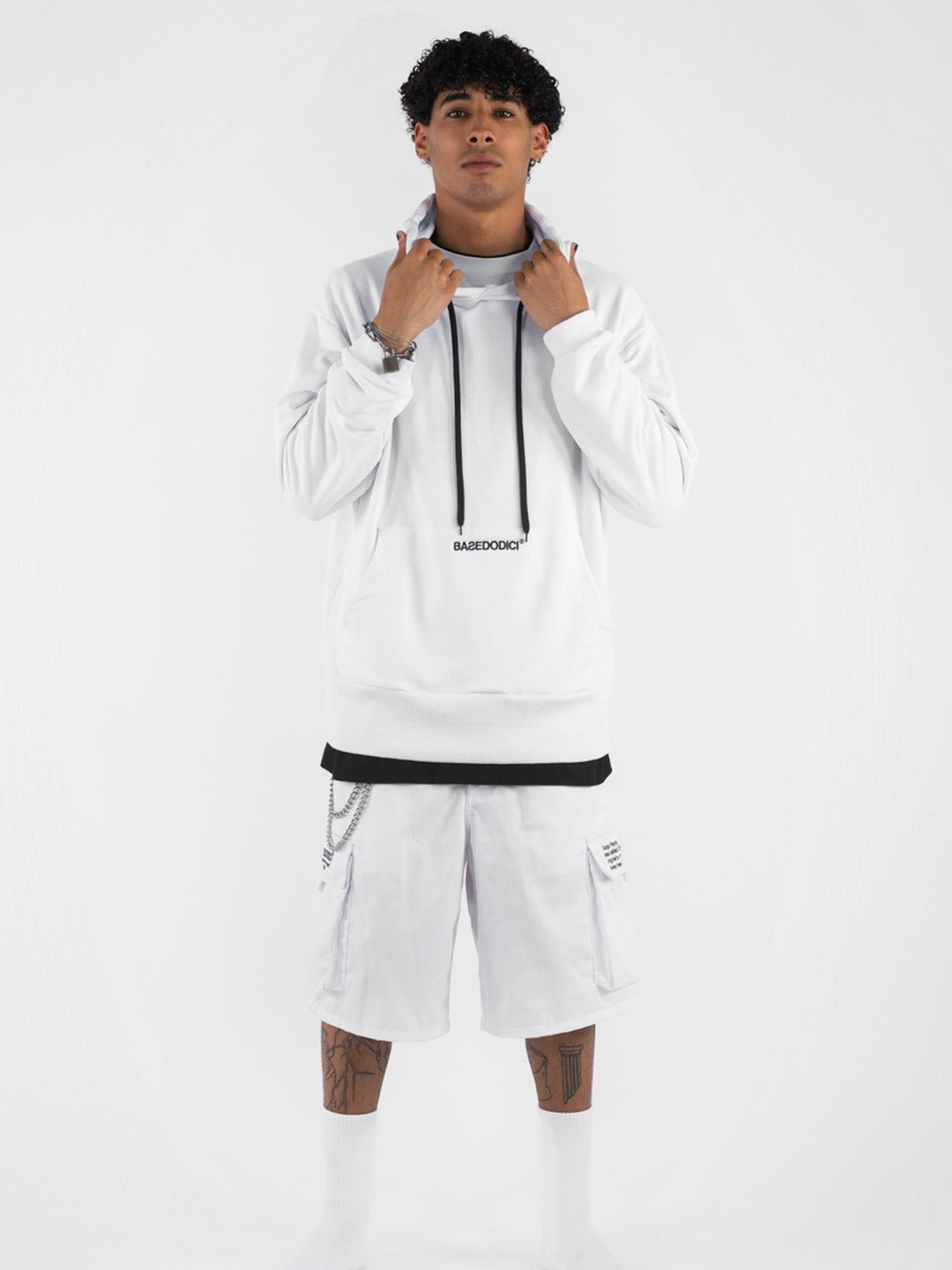 Hoodie “REVIVAL” White - BASEDODICI®