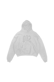 Hoodie Boxy "FOMO" 012 White