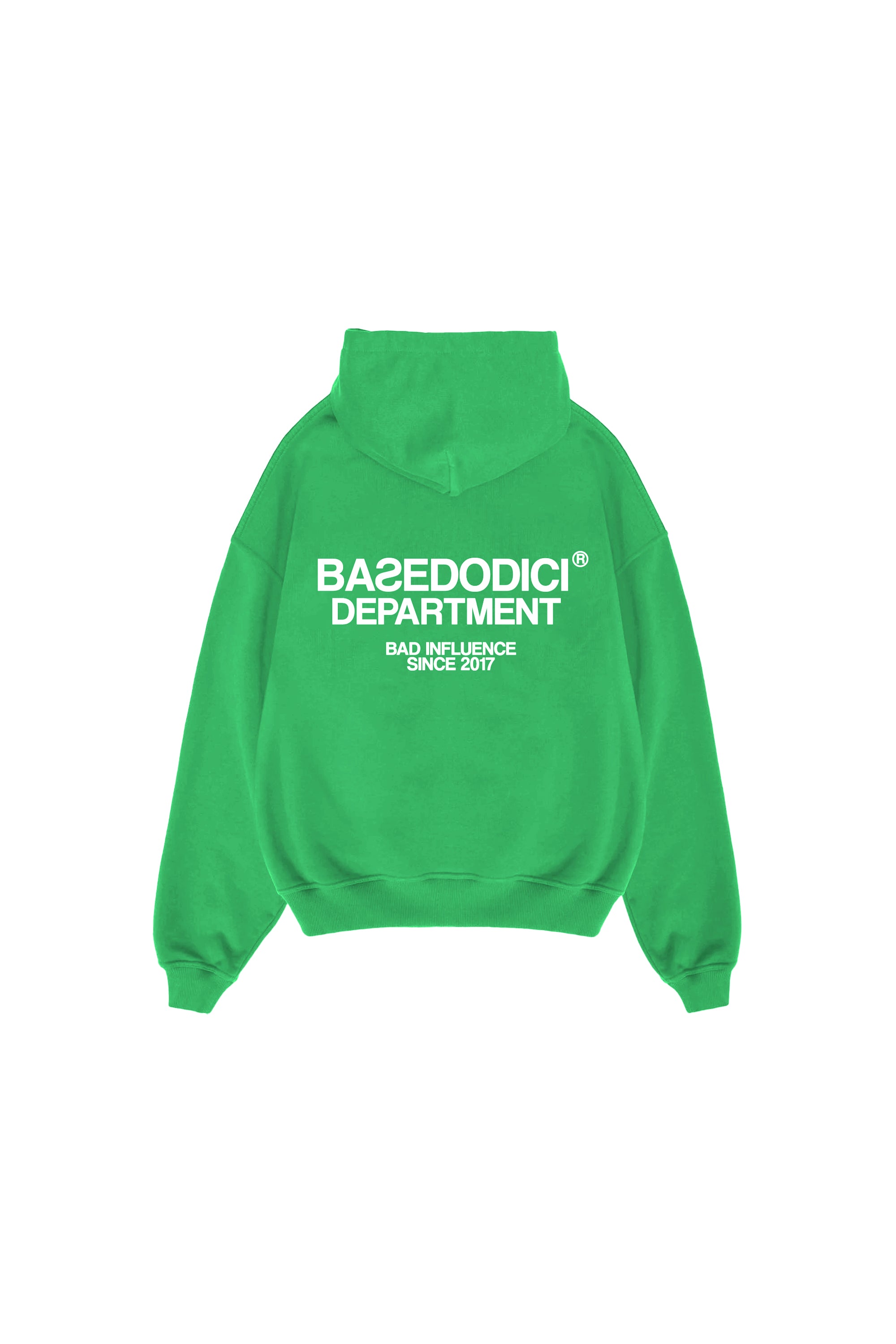 Hoodie "BADINFLUENCE" Department Green