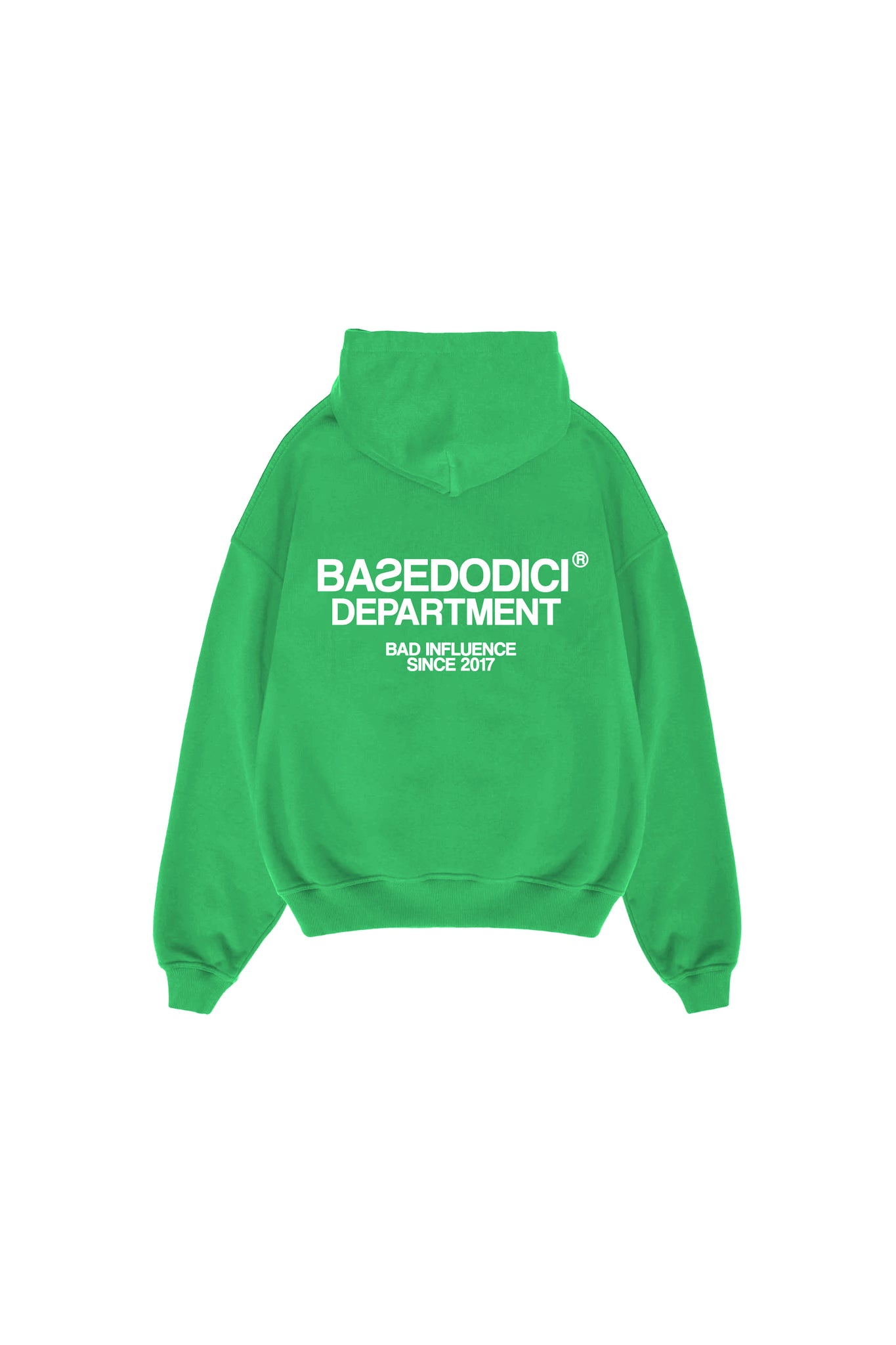 Hoodie "BADINFLUENCE" Department Green