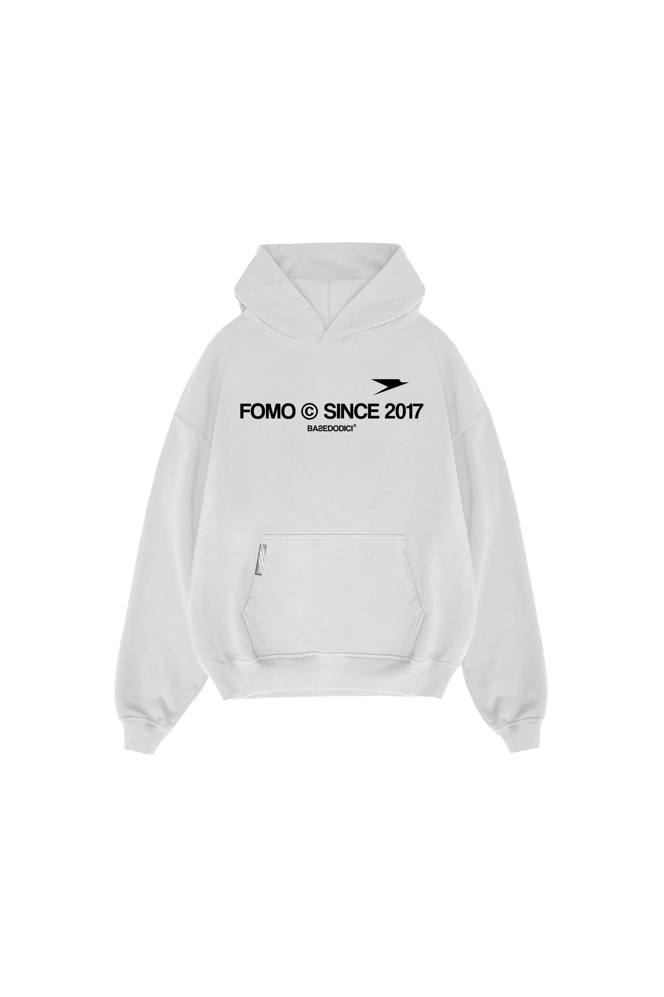 Hoodie "FOMO" Since2017 White
