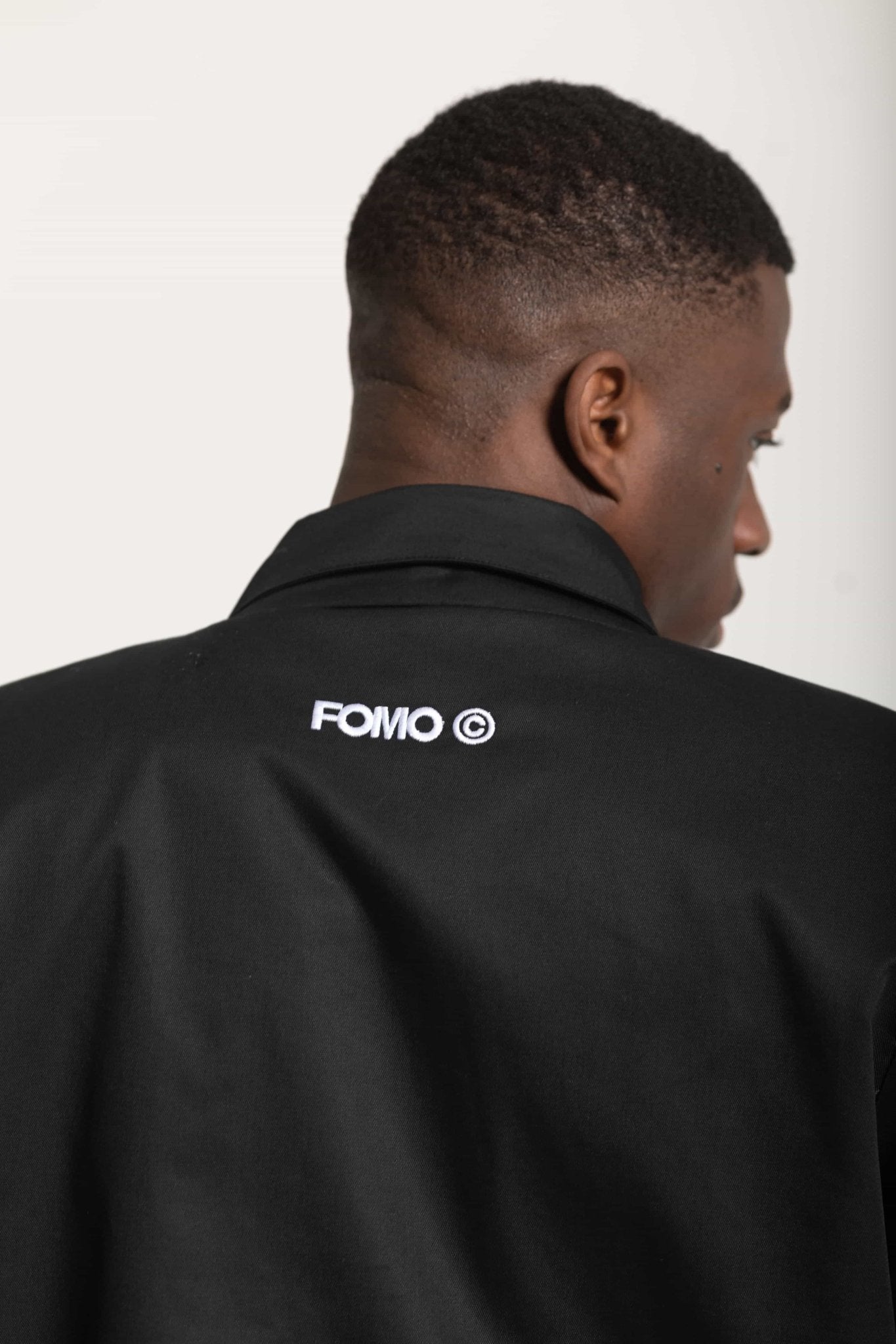Work Jacket "FOMO" Black - BASEDODICI®