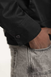 Work Jacket "FOMO" Black - BASEDODICI®