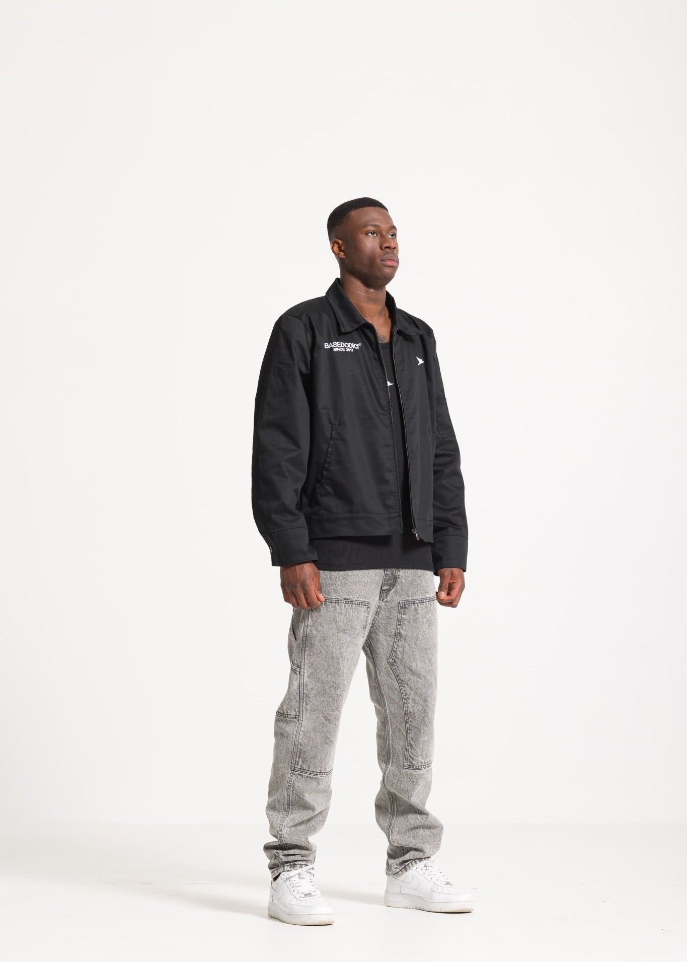 Work Jacket "FOMO" Black - BASEDODICI®