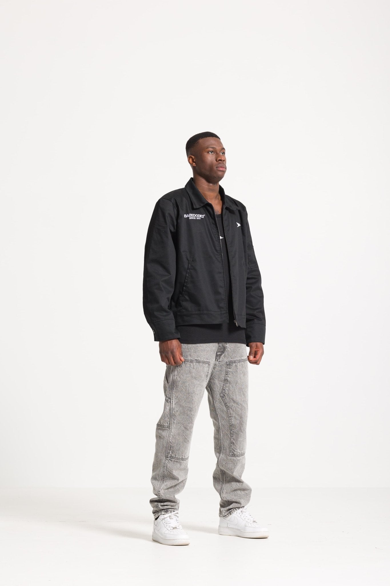 Work Jacket "FOMO" Black - BASEDODICI®