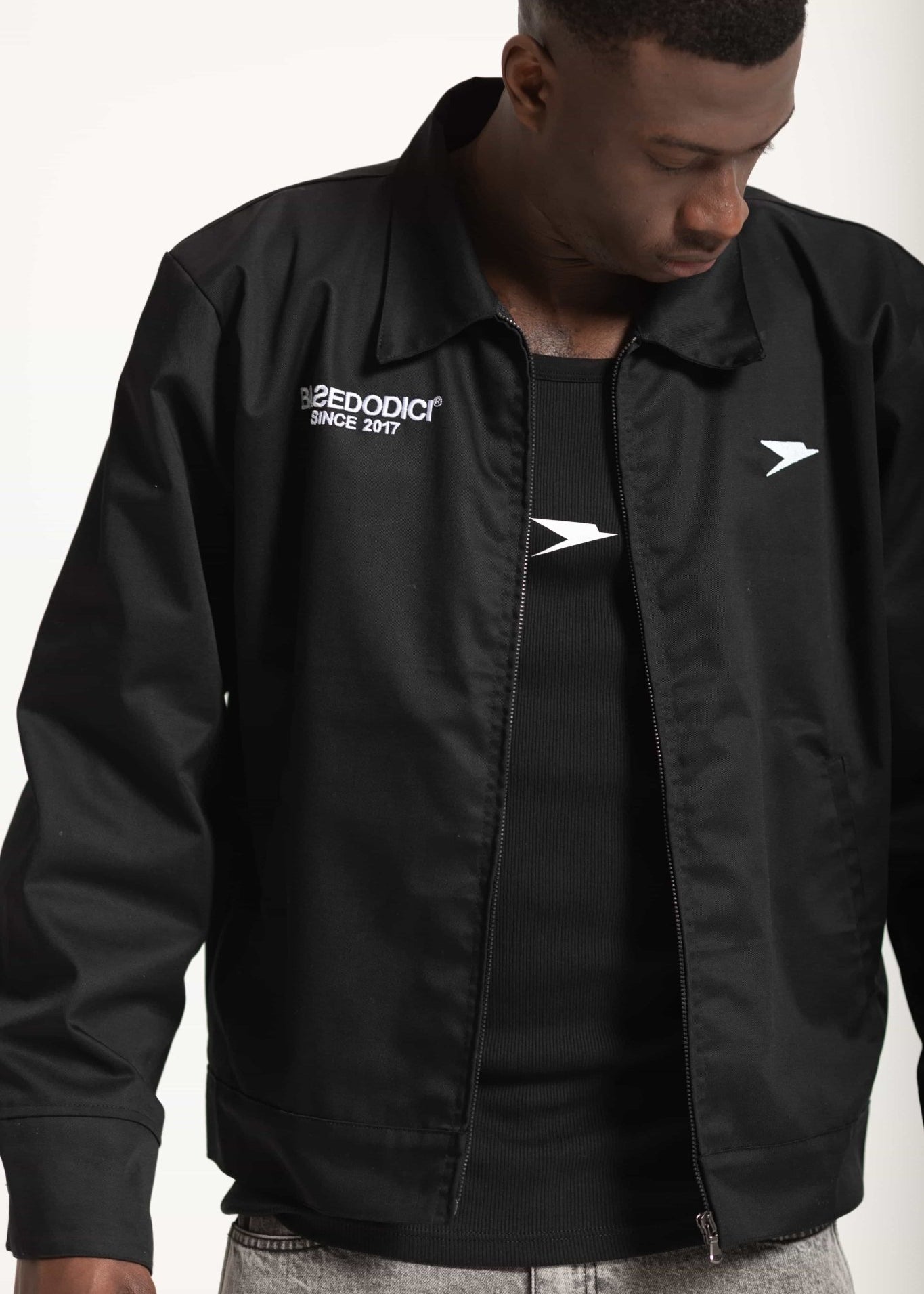 Work Jacket "FOMO" Black - BASEDODICI®
