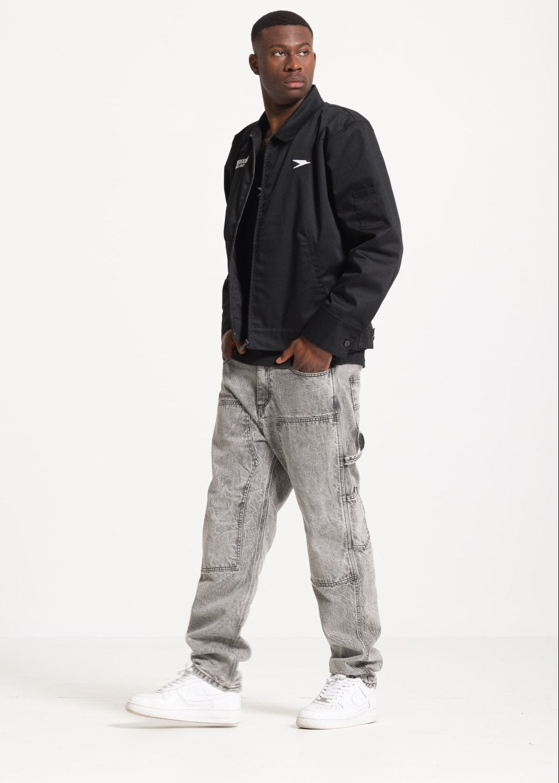 Work Jacket "FOMO" Black - BASEDODICI®