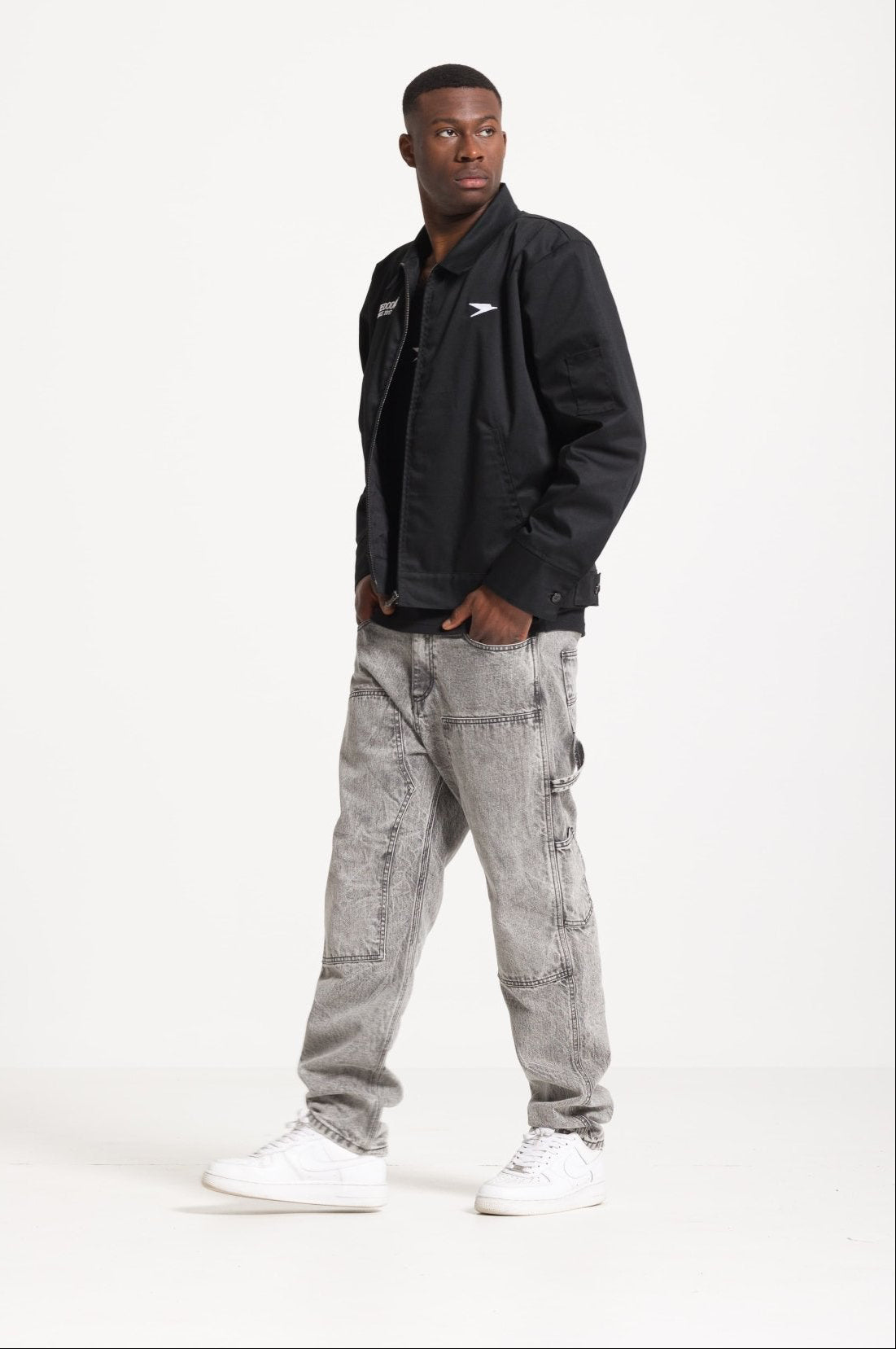 Work Jacket "FOMO" Black - BASEDODICI®