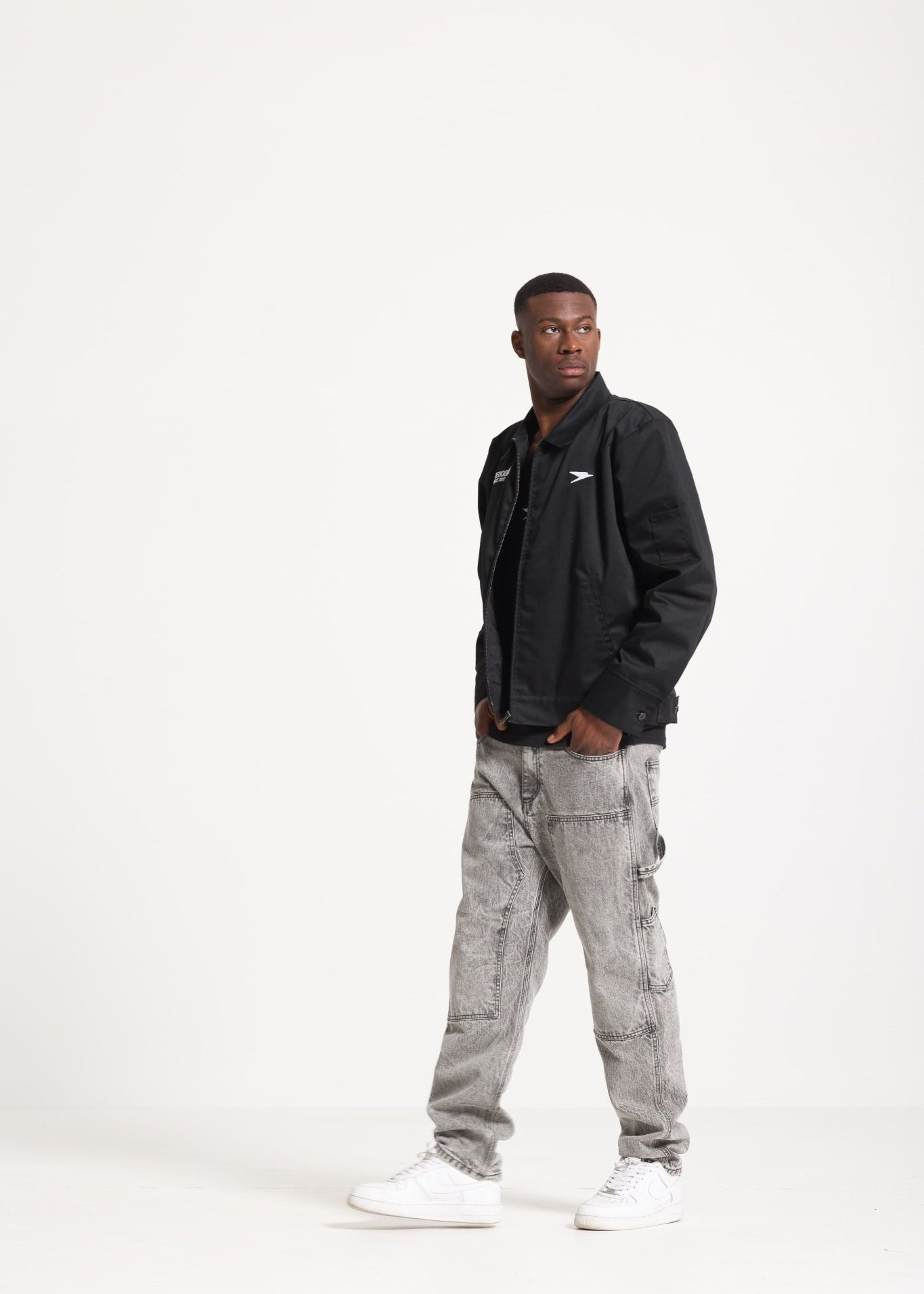 Work Jacket "FOMO" Black - BASEDODICI®