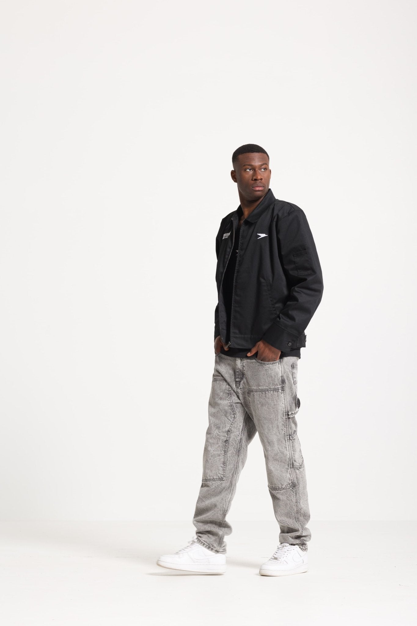 Work Jacket "FOMO" Black - BASEDODICI®